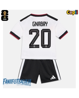 Germania Serge Gnabry #20 Echipament de Fotbal Replică Mondial 2026 Copii Acasa (+ Șorturi)